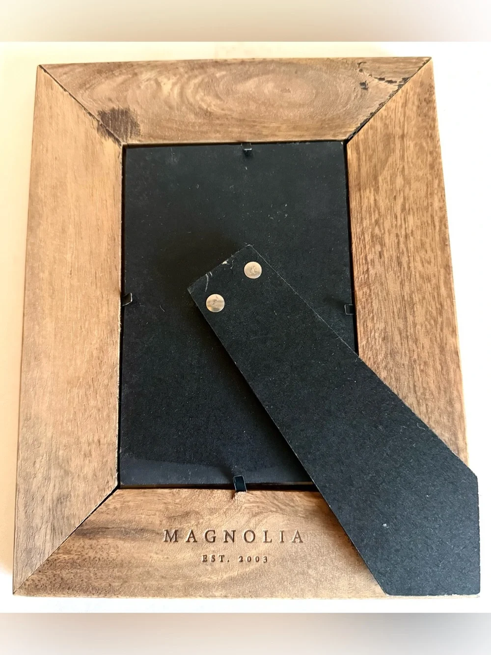 Magnolia Home Carved Wood Picture Frame Rustic Farmhouse Decor